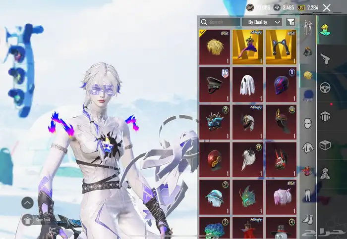 حساب ببجي موبايل العالمي ب4000 8