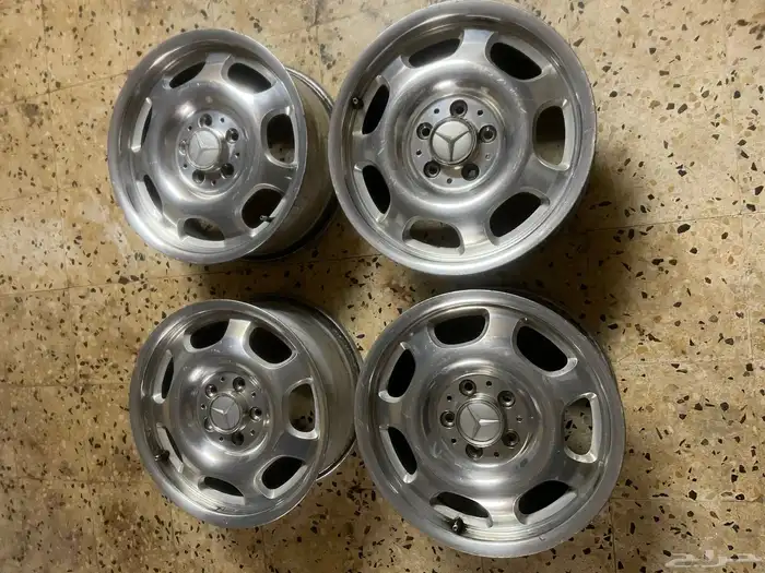 جنوط مرسيدس طقم مقاس 16 اصلي وكاله 9