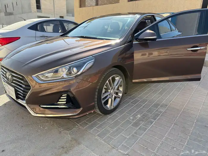 هونداي سوناتا 2018 لون بني 7