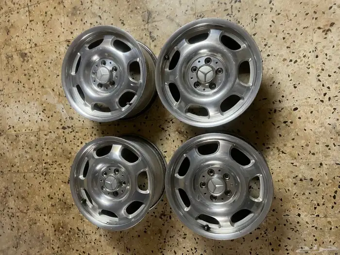 جنوط مرسيدس طقم مقاس 16 اصلي وكاله 7