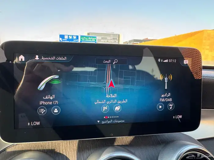 سيارة glc 200 وارد الجفالي ممشى قليل 9