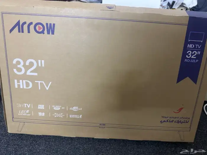 شاشة جديده بكرتونها بضمانها 0