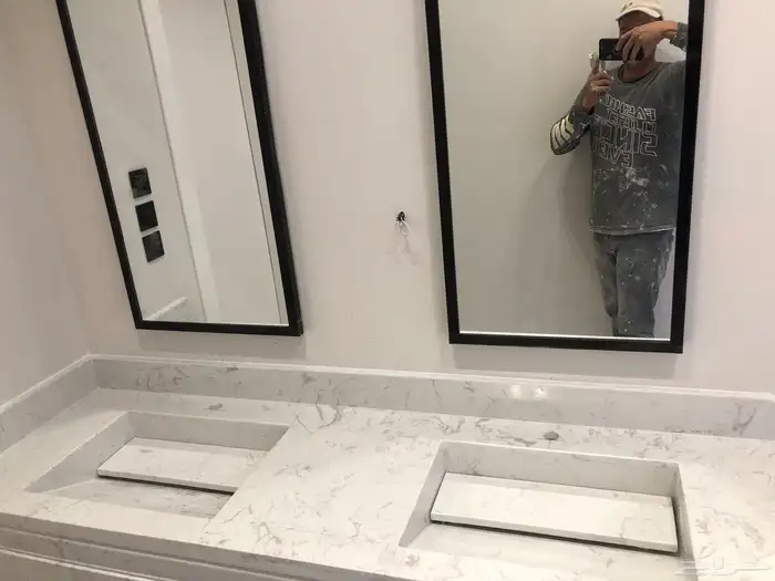 مغاسل رخام طبيعي وصناعة ومطبخ وطولات 18