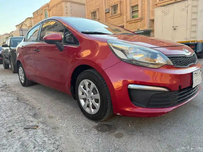 كيا ريو 2016 ممشى قليل نضيف جدا وكاله 2
