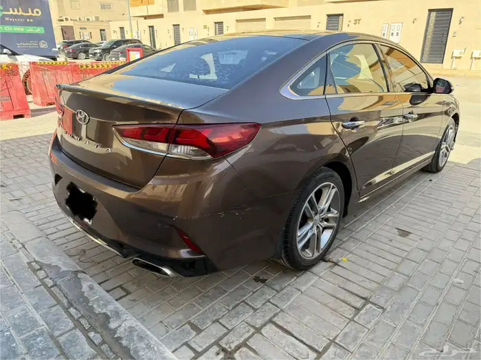 هونداي سوناتا 2018 لون بني 4