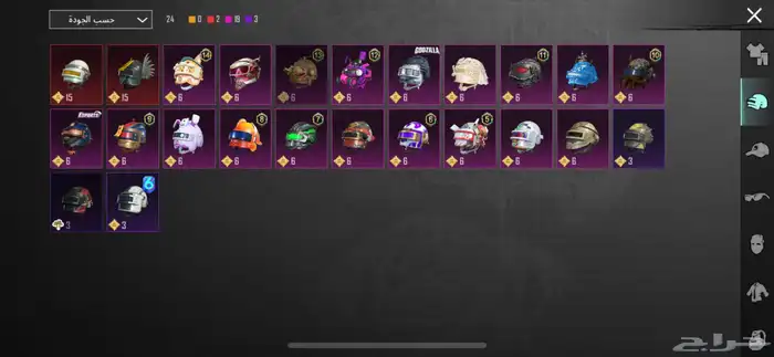 حساب ببجي لفل 72 للبيع 5