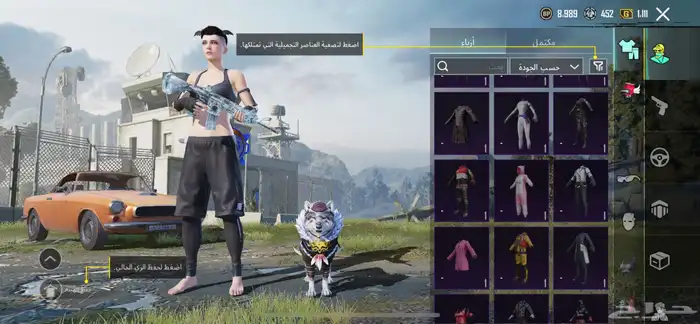 حساب ببجي 10