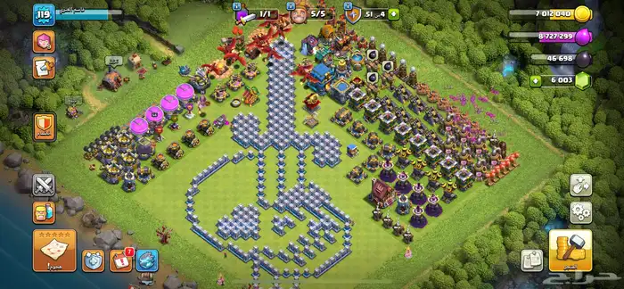 حساب كلاش تاون 12 مااكس (بيعت الله يبارك له) 0