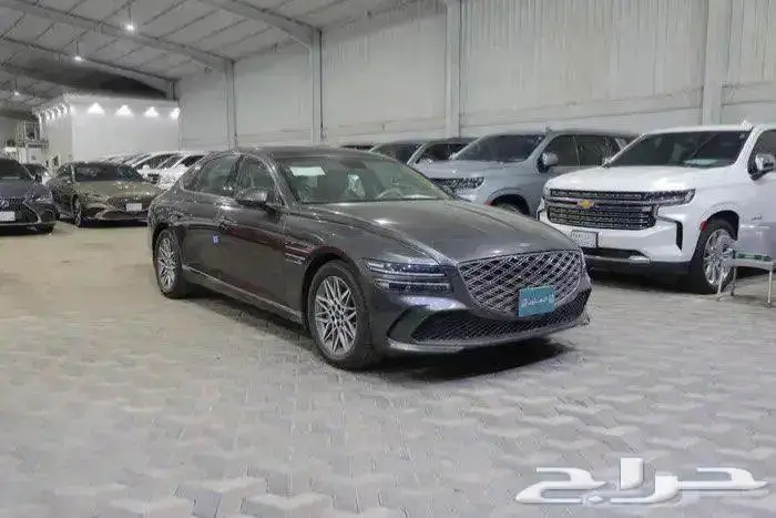 جينيسس G80 بريستيج بانوراما جلد اربعة سلندر موديل 2026 0