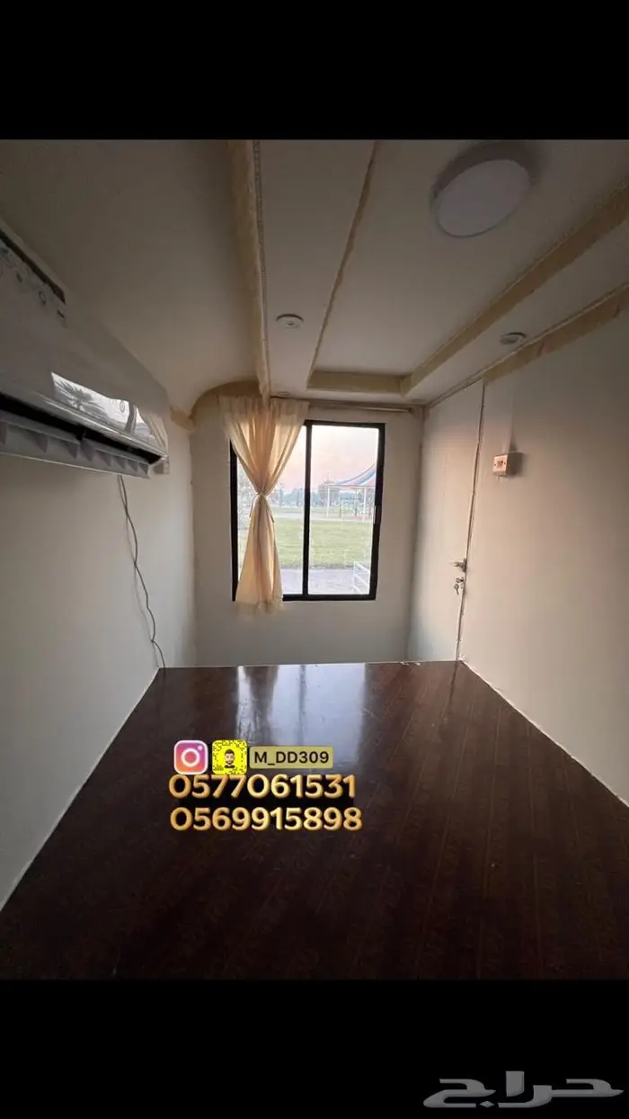 كرفان مجلس وغرفه ودوره مياه ومطبخ جديد 9