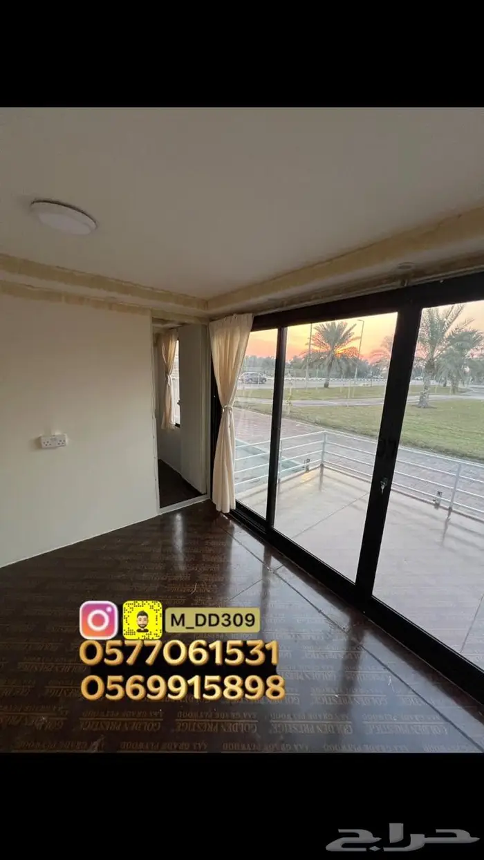 كرفان مجلس وغرفه ودوره مياه ومطبخ جديد 7