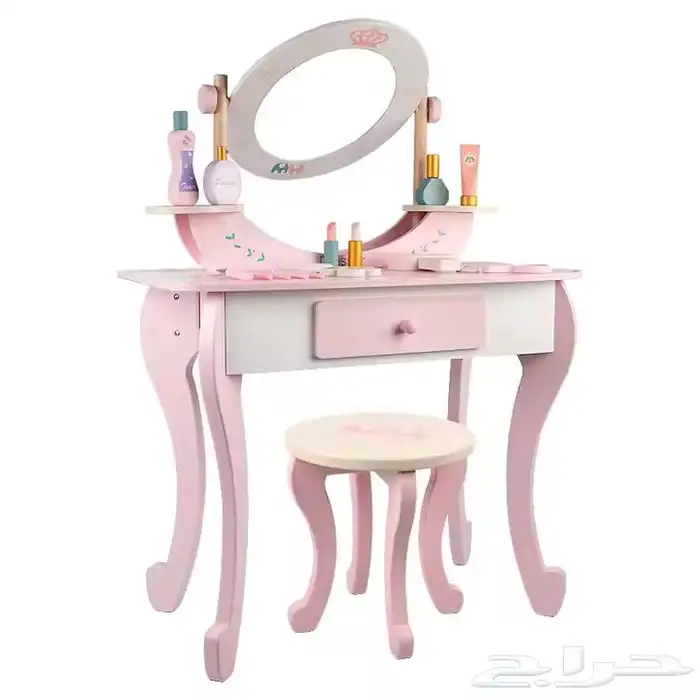 تسريحة خشب للاطفال بالحجم الكبير - لعبه تسريحه للأطفال 9