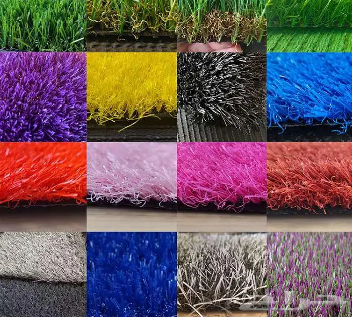 عشب اصطناعي جميع الالوان و املاعب كرة قدم غولف بادل و النادي 7