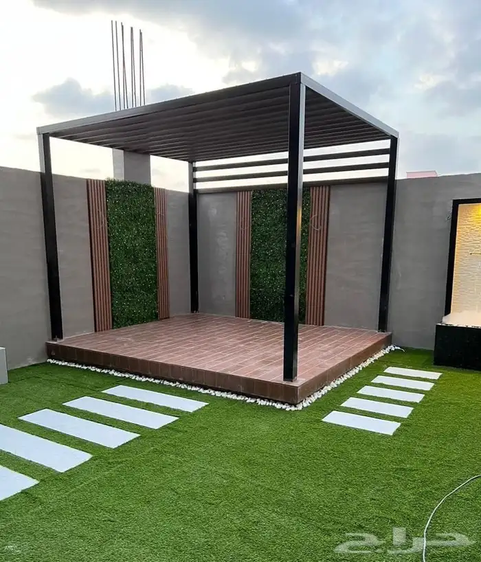 تنسيق جلسات مودرن و تصميم غرف زجاج 8