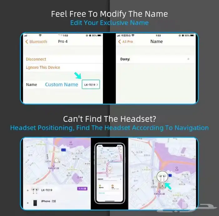 سماعات AirS Pro   أفضل سماعة بلوتوث لاسلكية 1