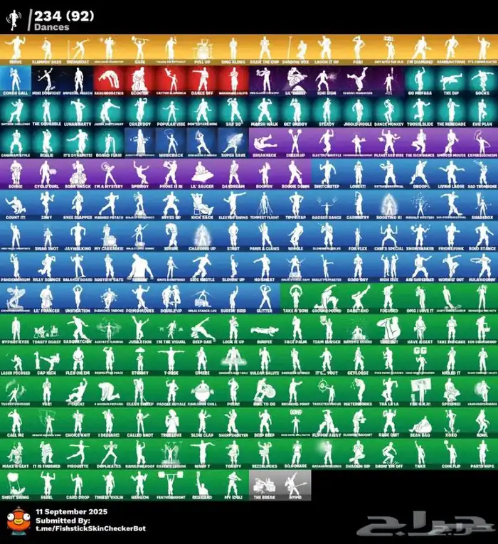 حساب فورت نايت ملغمم سكنات معرقين 4