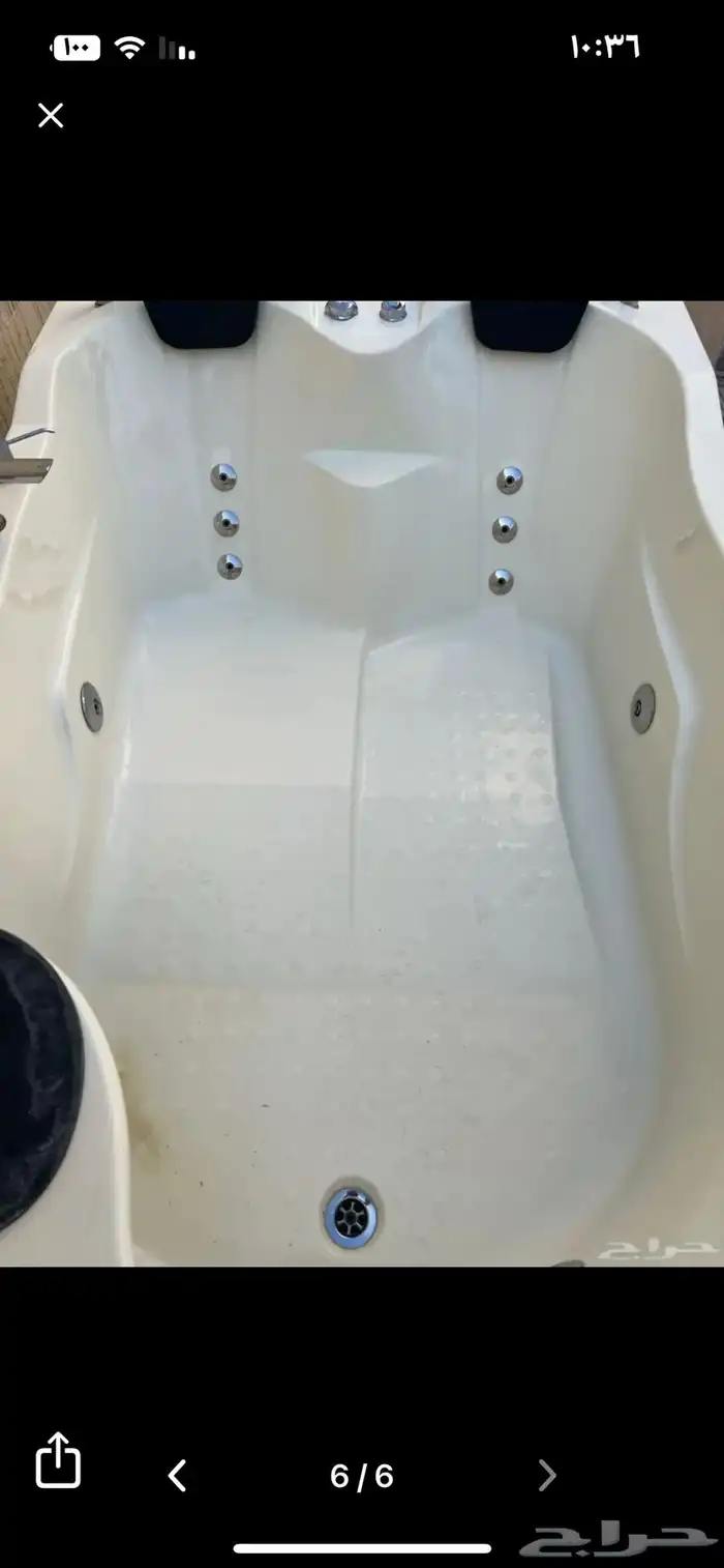 جاكوزي الطول 180 سم والعرض 120سم والارتفاع 60 شركه المهيدب 1