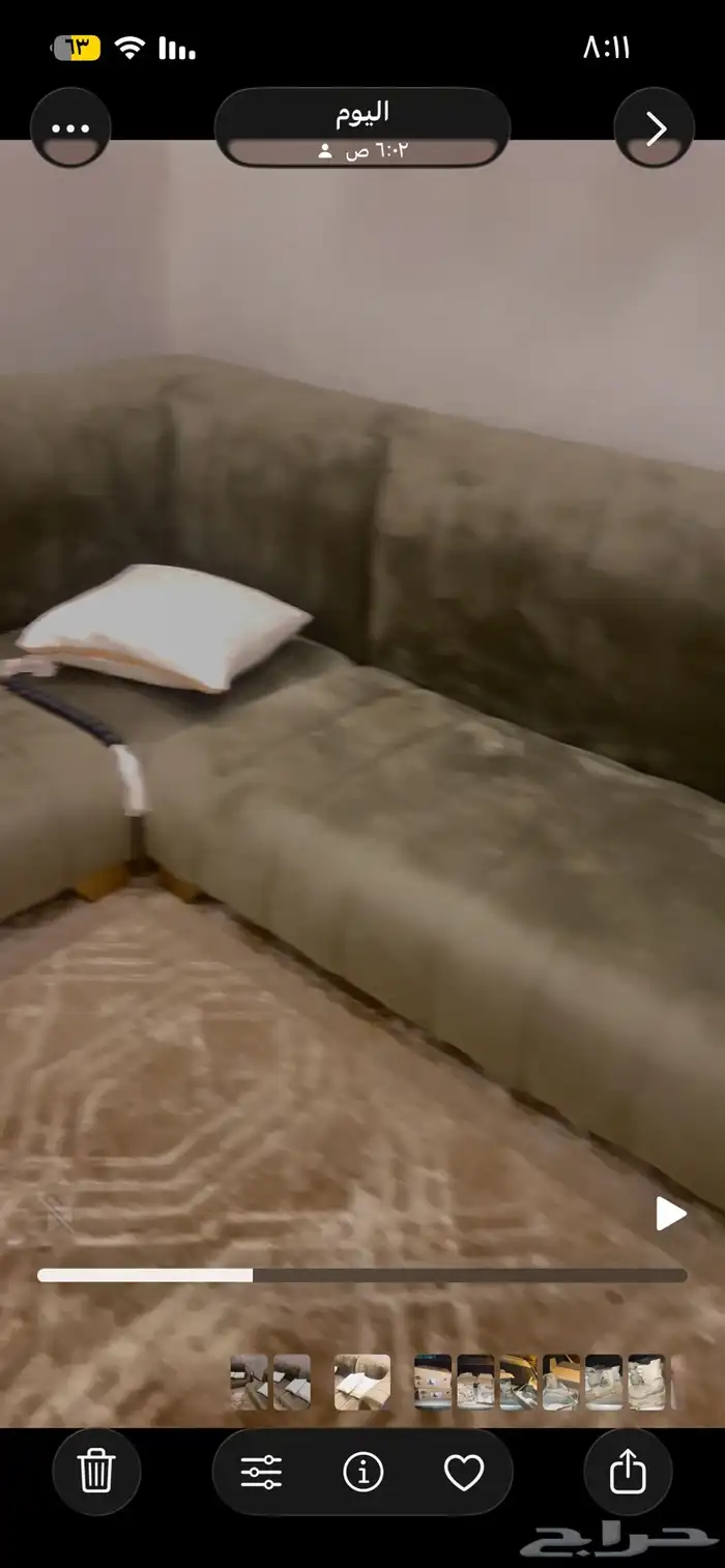 كنب 6-4 اخو جديد مع الفرشة والطاولة 8