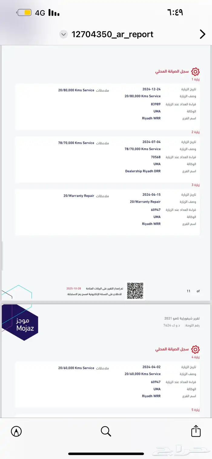 تاهو 2021 وكاله 11