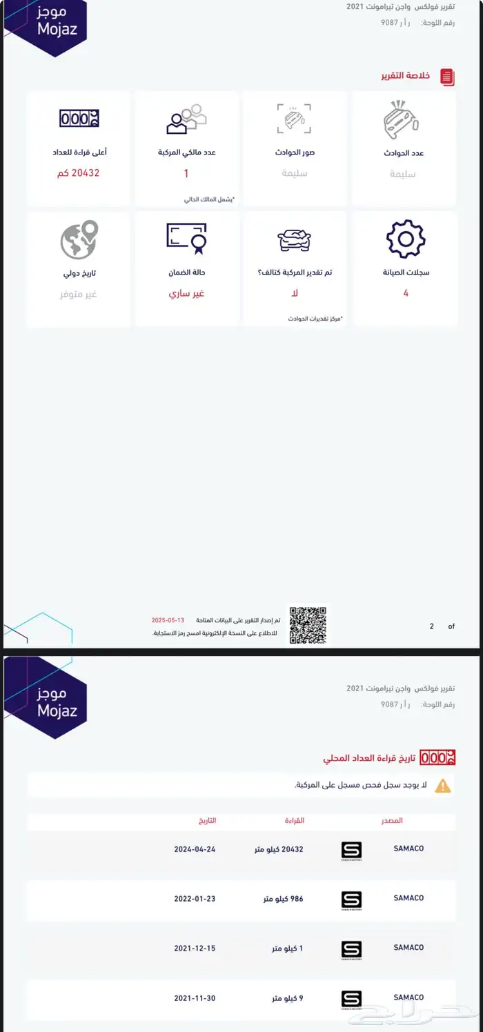 فولكسفاجن تيرامونت R 2021 مخزن 45