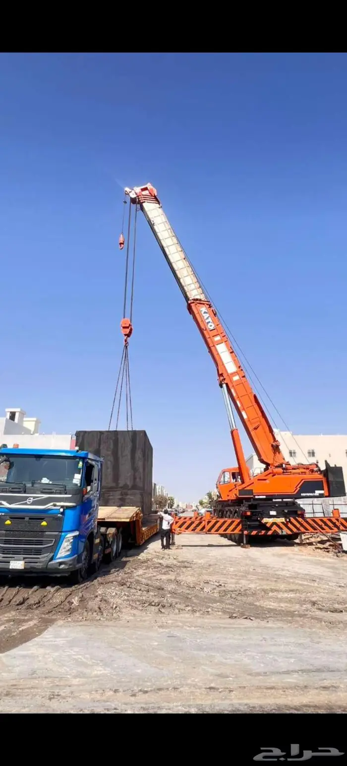 ايجار كرينات وسطحات وبوم ترك وباسكت 3