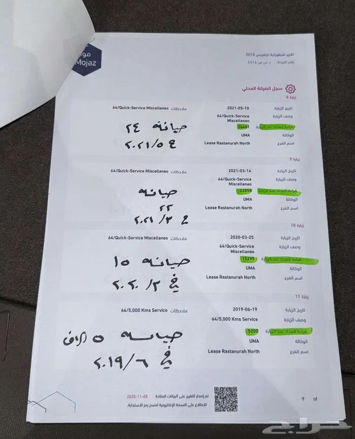 للبيع شيفرولية ترافرس 2018 دبل سعودي عداد قليل ( مخززنه ) 64