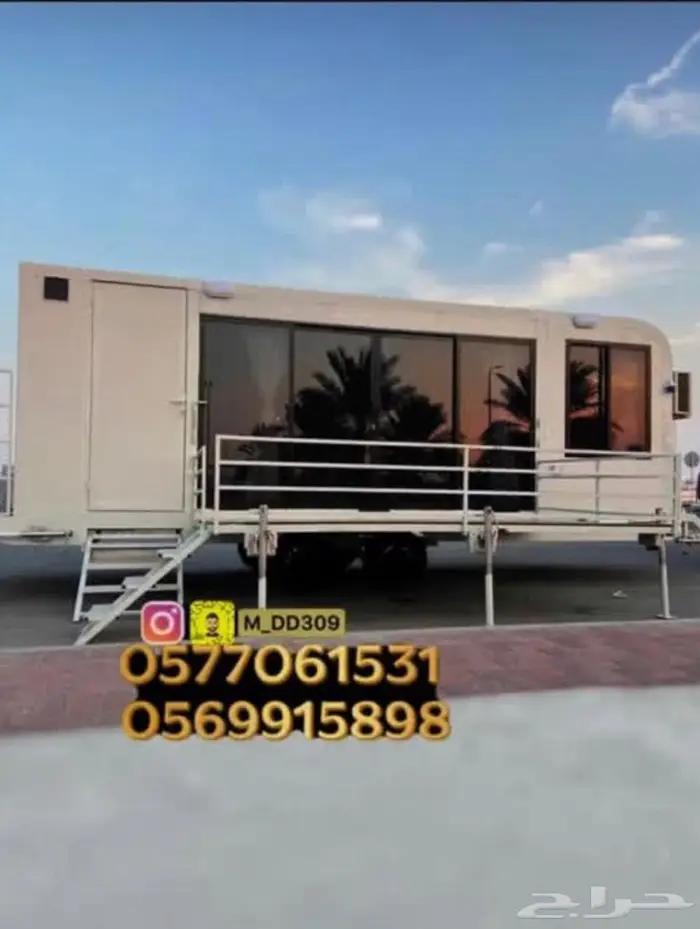 كرفان مجلس وغرفه ودوره مياه ومطبخ جديد 1