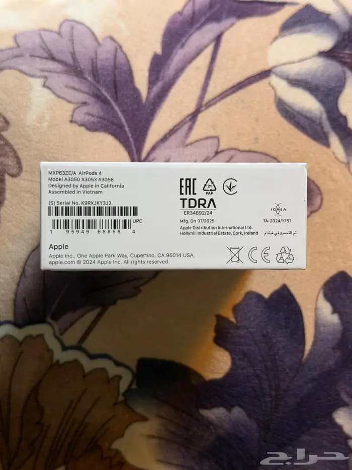 سماعة ايربودز 4 اخر اصدار جديدة بالكرتون ( لم تفتح ) 1