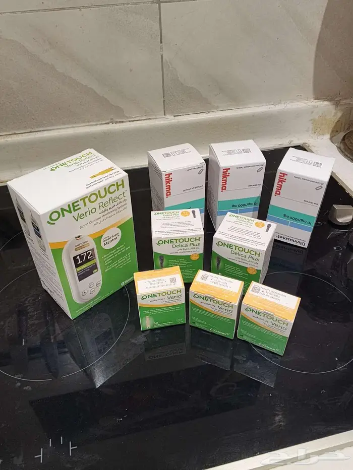 جديد جهاز قياس السكر مع شكاكات واشرطة وديفينس مت اكس ار 1