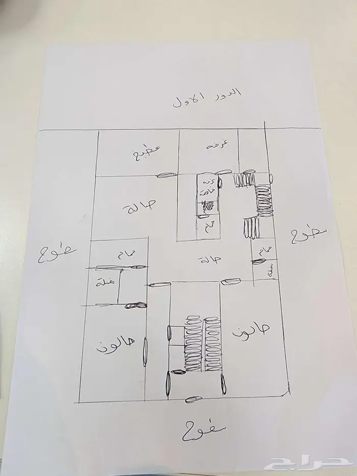 للبيع فيلاروف دورين 8 غرف مساحة كبيرة في المروة موقع مميز 2