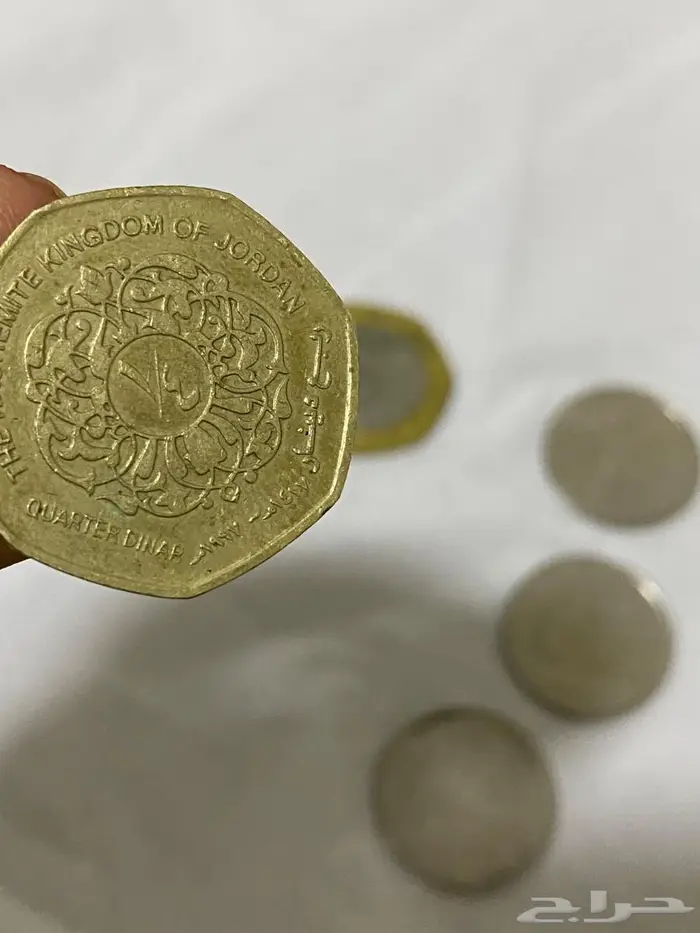 ليرة سورية قديمه 10 ليرات و 5 ليرات و عملات اردنيه 8