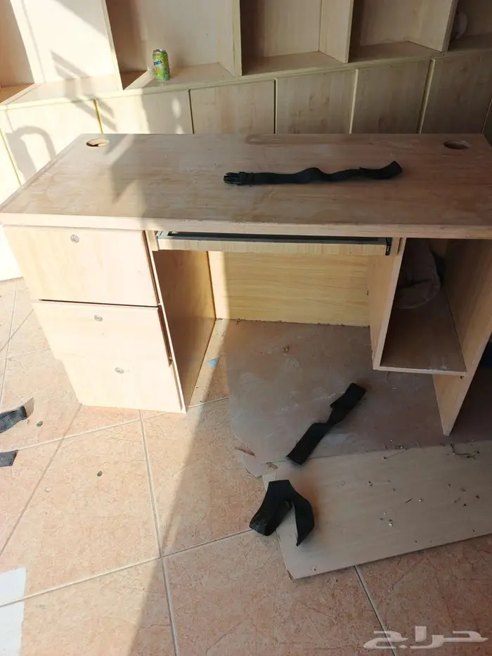 طاولتين ثقيلات حق كمبيوترات وارفف 0