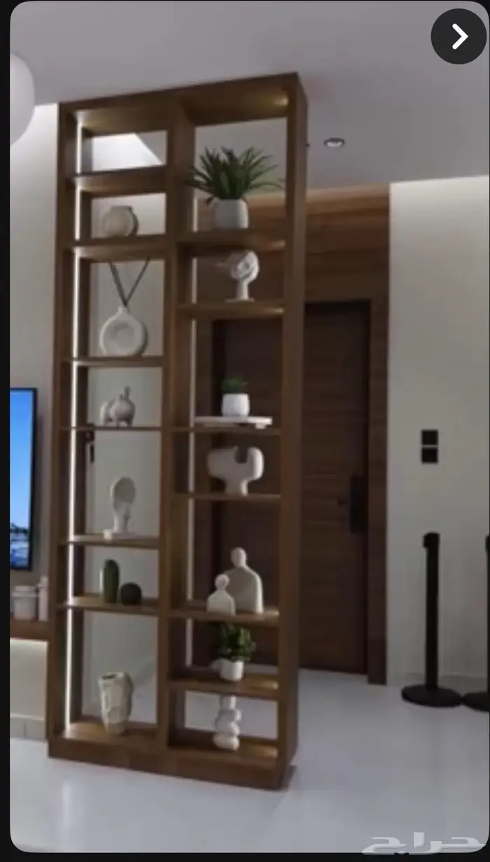 بارتشن تلفزيون ديكورات خشبيه 2