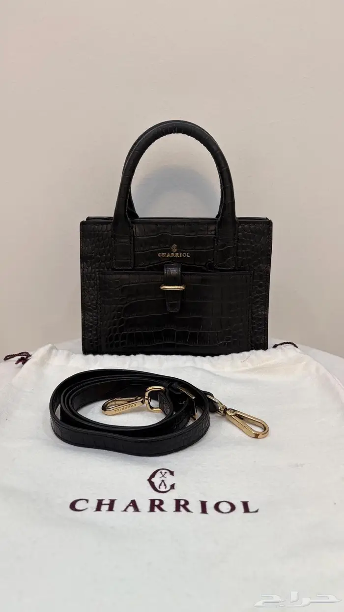 شنطة Charriol أصلية اللون  أسود 0