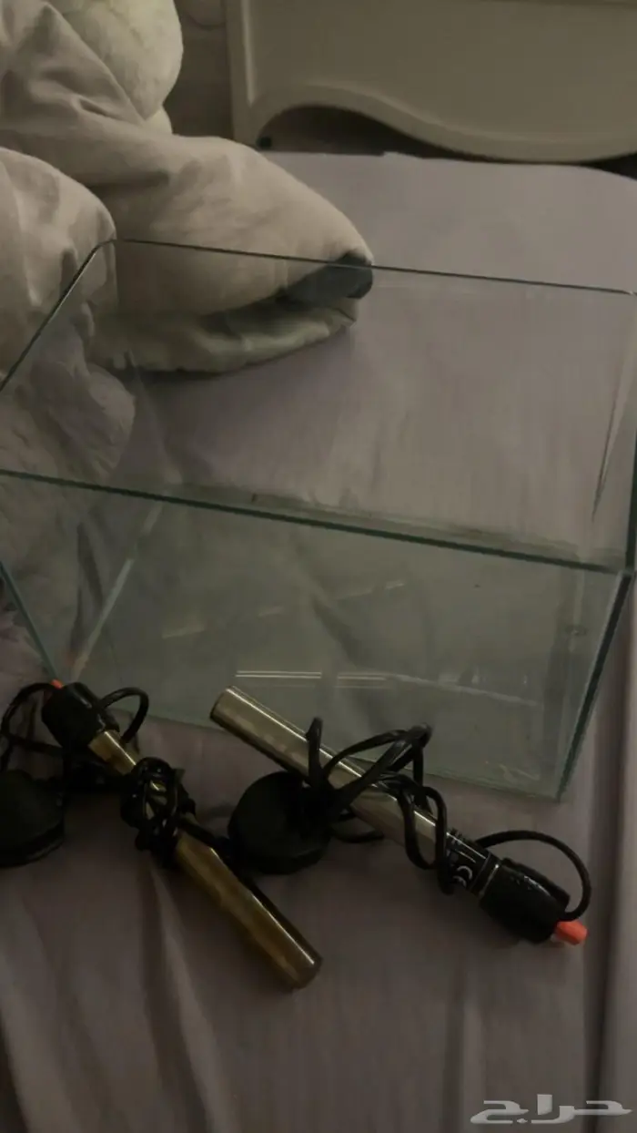 حوض سمك وسخان جديد 0