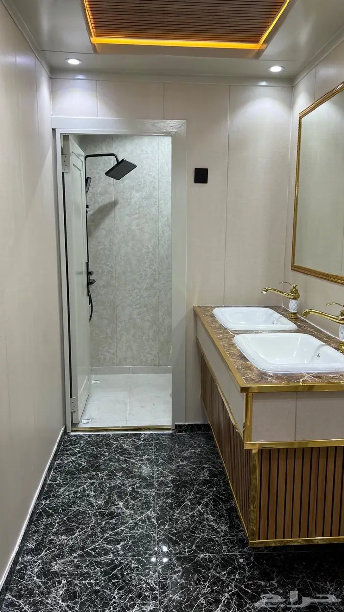 كرفانه شرايح 16 متر راكب طاقة مكيفات 13