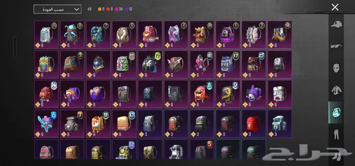 حساب ببجي مستوى 79 11