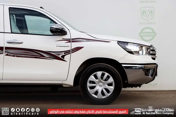 تويوتا هايلوكس GLX بنزين 2025 اقساط بنوك وشركات 8