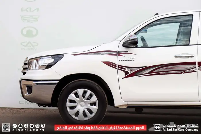 تويوتا هايلوكس GLX بنزين 2025 اقساط بنوك وشركات 12