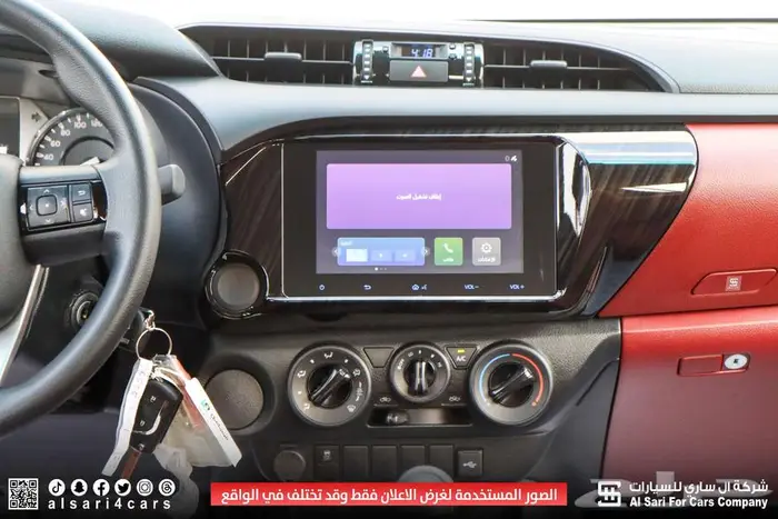 تويوتا هايلوكس GLX بنزين 2025 اقساط بنوك وشركات 16