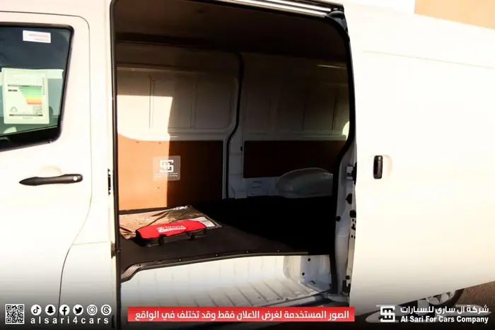 تويوتا هايس بضاعة سقف عالي بنزين 2025 إقساط بنوك وشركات 21