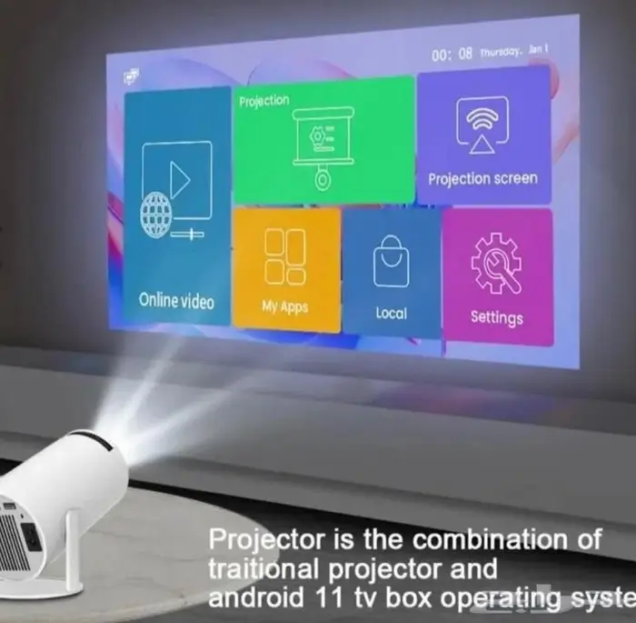 بروجكتر صغير وخفيف projecter 1