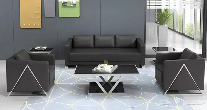 مودرن مكتب فخم كامل طقم مع كنب و كراسي وصل حديثا سعر ارخص 7