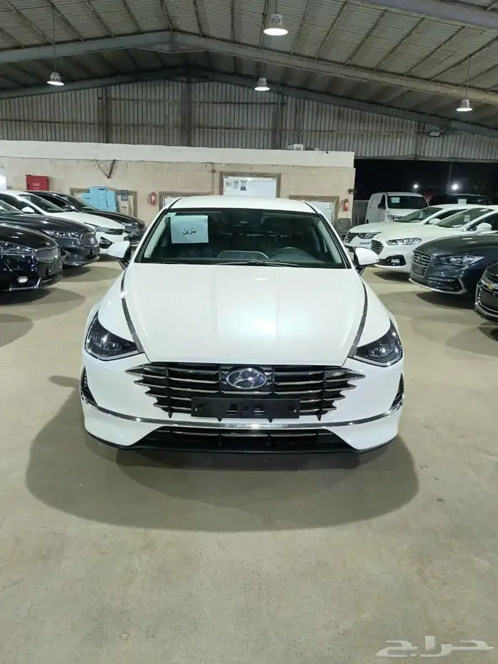 هيونداي سوناتا ابيض 2021 بنزين وارد كوريا 1