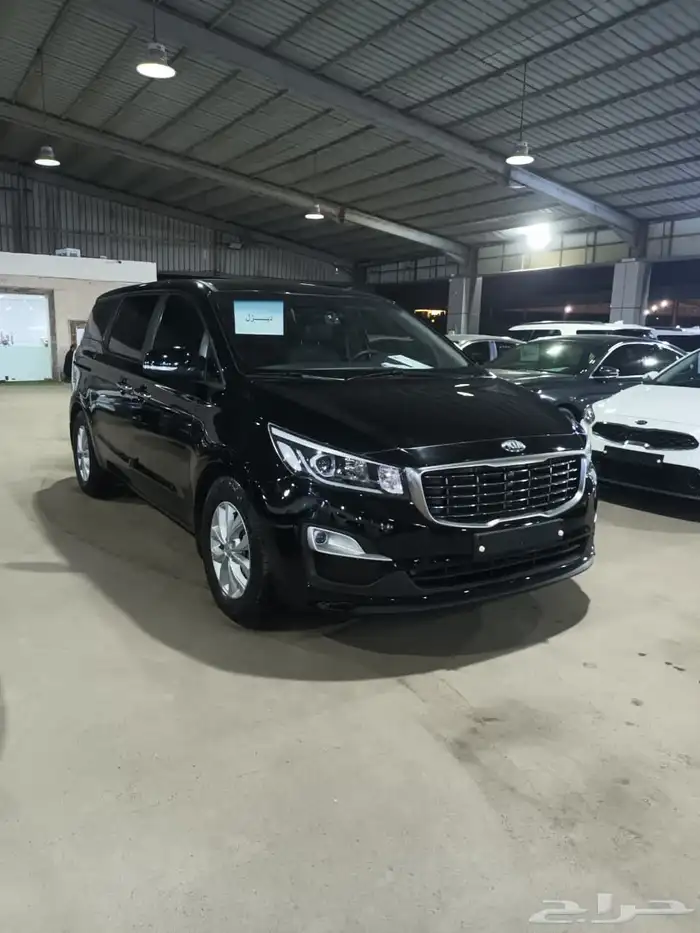 كيا كارنيفال اسود 2020 ديزل بطاقة جمركية وارد كوريا 1