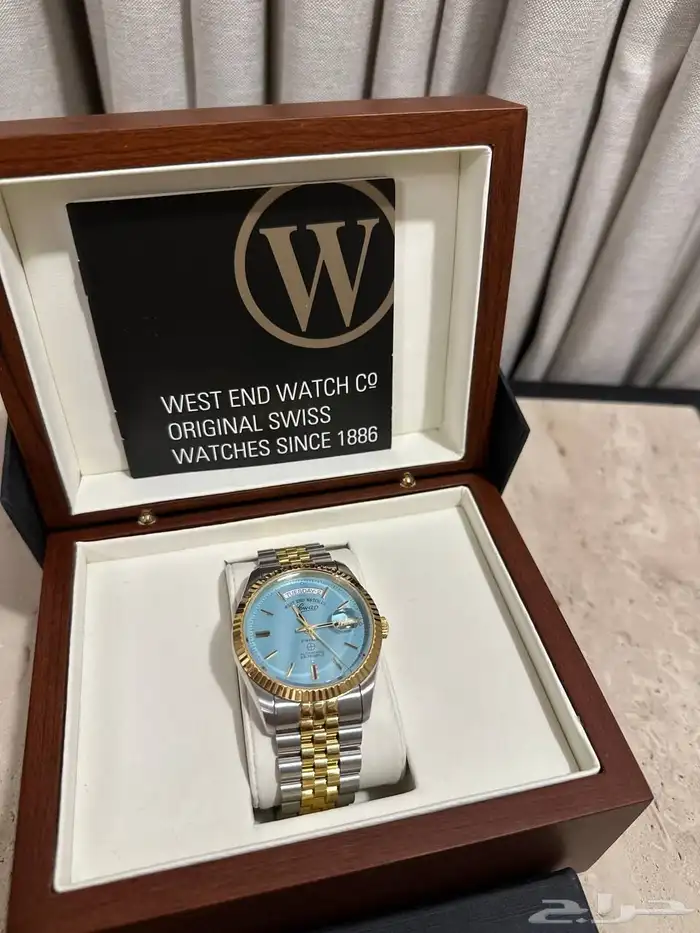ساعة ويست اند (west End) اللون تيفاني. 2