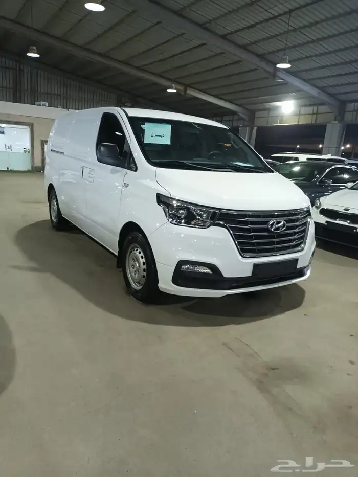 هيونداي اتش وان ابيض 2021 ديزل بطاقة جمركية وارد كوريا 1