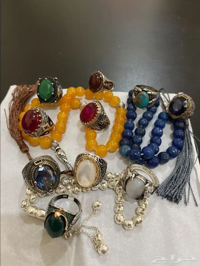 ياقوت فيروز لؤلؤ زفير عقيق مرجان توباز احجار كريمه طبيعي 35