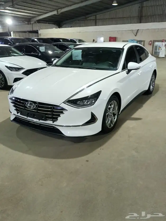 هيونداي سوناتا ابيض 2021 بنزين وارد كوريا 2