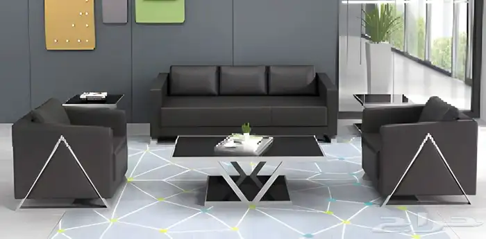 مودرن مكتب فخم كامل طقم مع كنب و كراسي وصل حديثا سعر ارخص 6